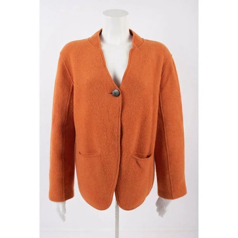 Eileen Fisher Womens Cardigan Sweater Lambswool